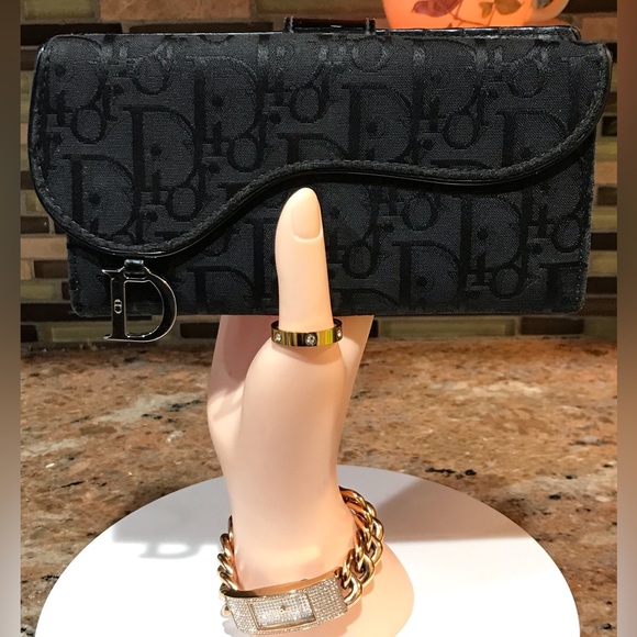 DIOR Signature Saddle Canvas/Leather Wallet ๐๐คโค๏ธโ๐ฅ - Picture 11 of 17